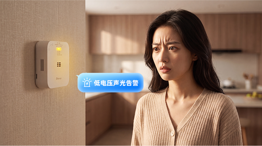 家用一氧化碳探测器 JM-720系列(不带屏),低压告警 防反装电池