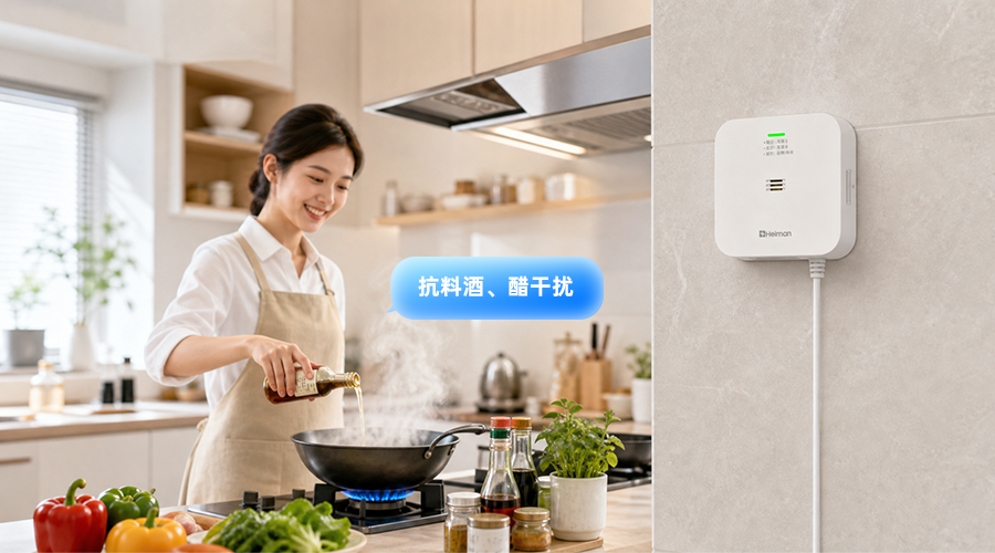 家用可燃气体探测器 JT-720系列,抗酒精 抗蒸汽干扰