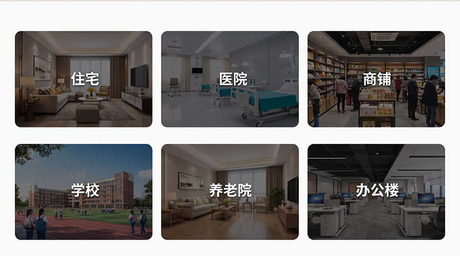 智能烟雾报警器 S1系列,应用场景