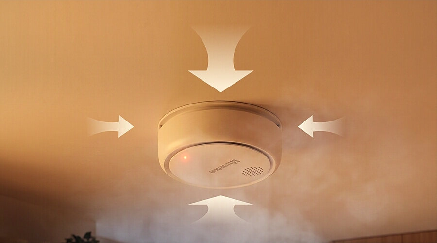 烟雾报警器 HS2SA-3 / HS2SA-3L,底部进烟设计