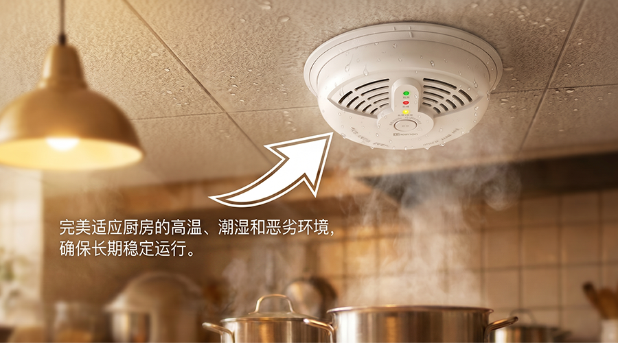 家用可燃气体报警器 JT-713系列,工业级工艺生产<br>抗扰耐用更稳定